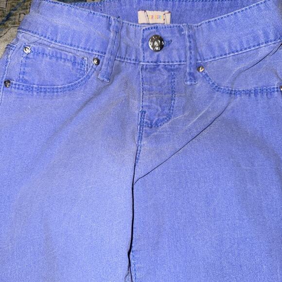 NEW YMI GIRLS ColorBurst BLUE SKINNY JEANS PANTS SIZE MEDIUM - Picture 2 of 4